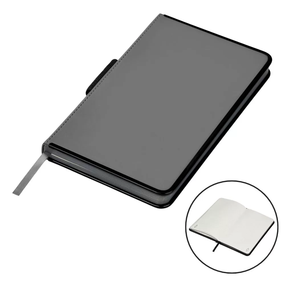 Alex Varga Volta A5 Hard Cover Notebook - Grey