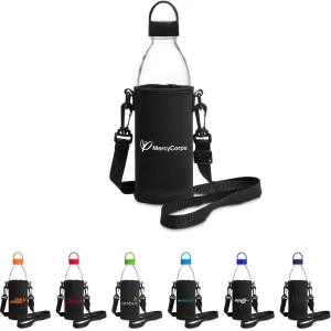 Hands-Free Glass Water Bottle – 850ml