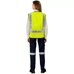Airport Hi-Viz Reflective Full Zip Vest
