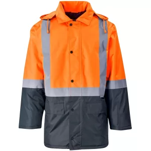 Hazard Padded Two-Tone Hi-Viz Reflective Jacket